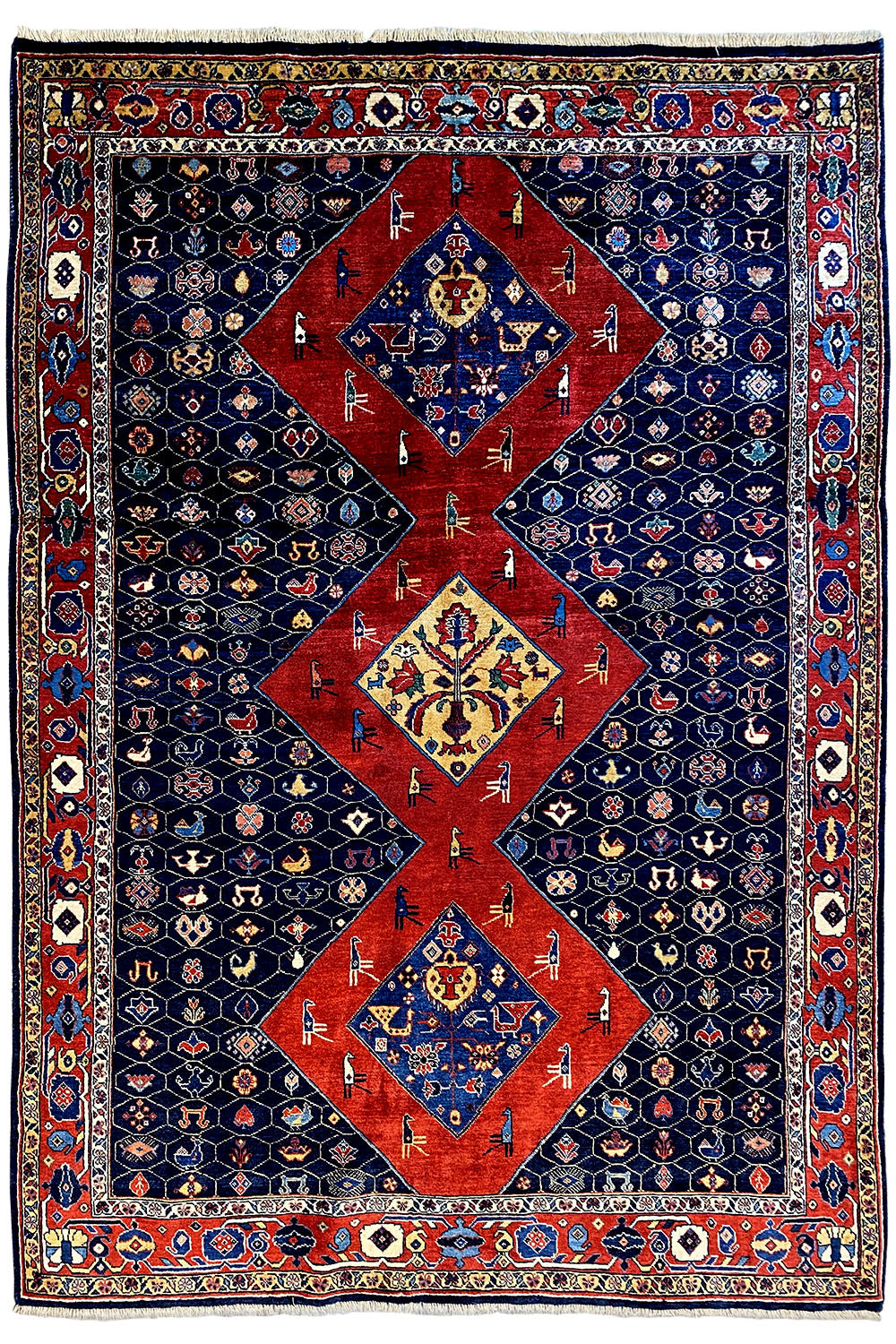  Qashqai Exklusiv - 505156 (220x147 cm) - Premium Teppich from German Carpet Shop - Just €1599! Shop now at German Carpet Shop