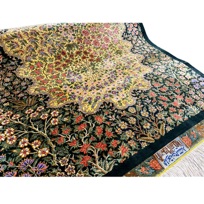Ghom silk carpet - 900846 (123x79 cm)