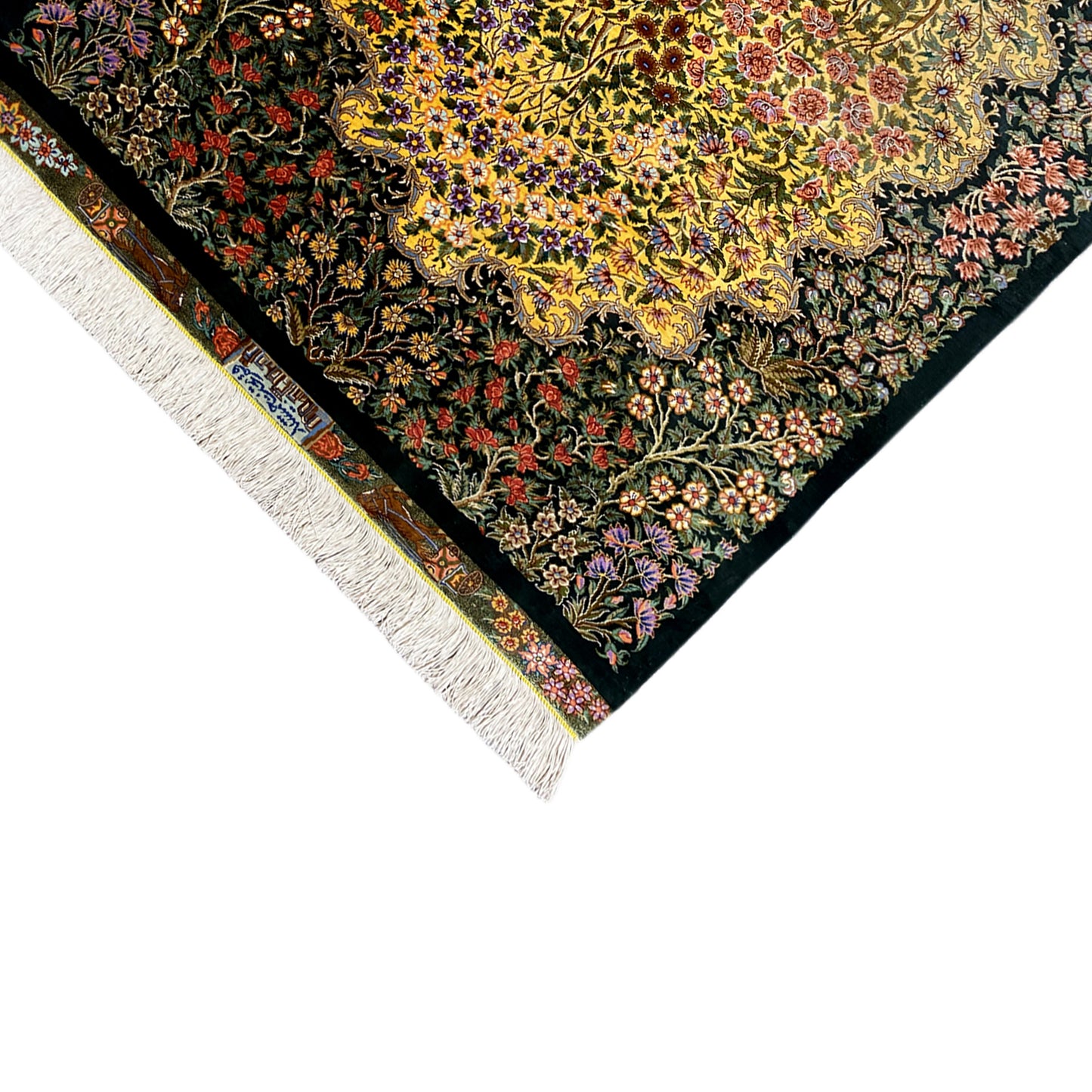 Ghom silk carpet - 900846 (123x79 cm)
