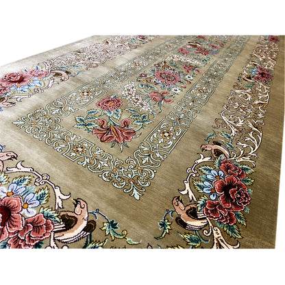 Ghom Silk Carpet - 904736 (195x53 cm)