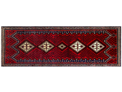 Red Sirjan Runner Carpet 280x89cm