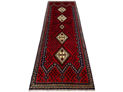 Red Sirjan Runner Carpet 280x89cm