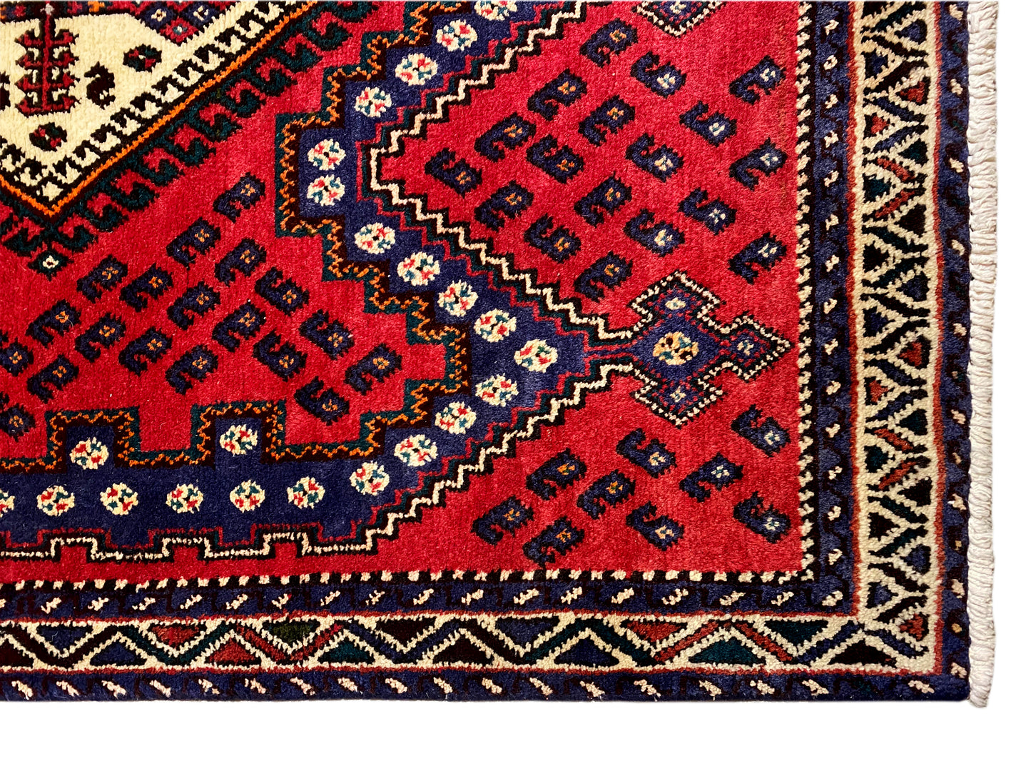 Red Sirjan Runner Carpet 280x89cm