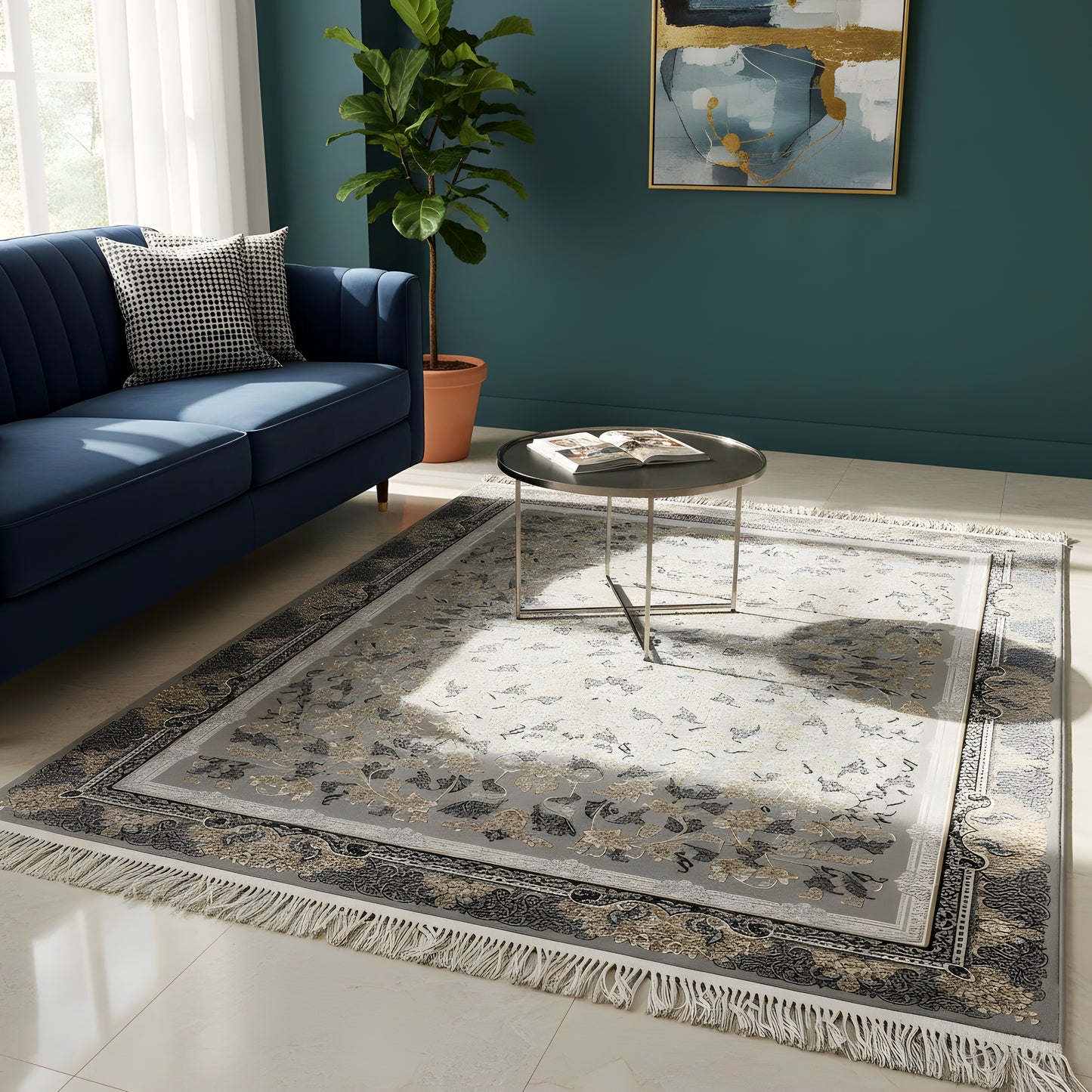 Rom Floral Medallion Carpet 160x230