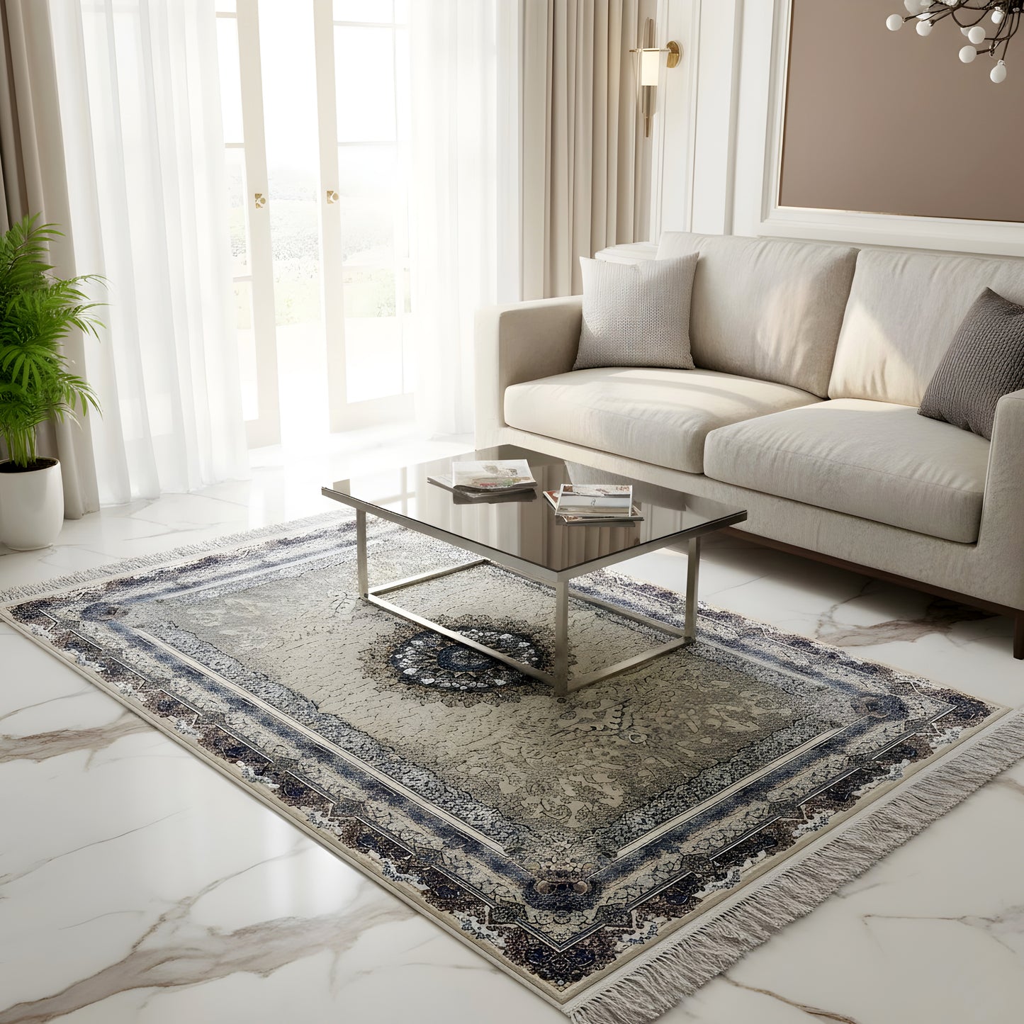 Stuttgart Medallion Carpet 160x230