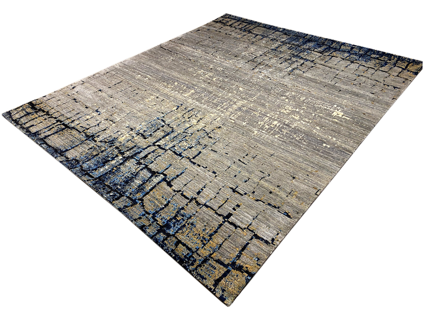 Großer Teppich im minimalistischen Stil mit Strukturmuster