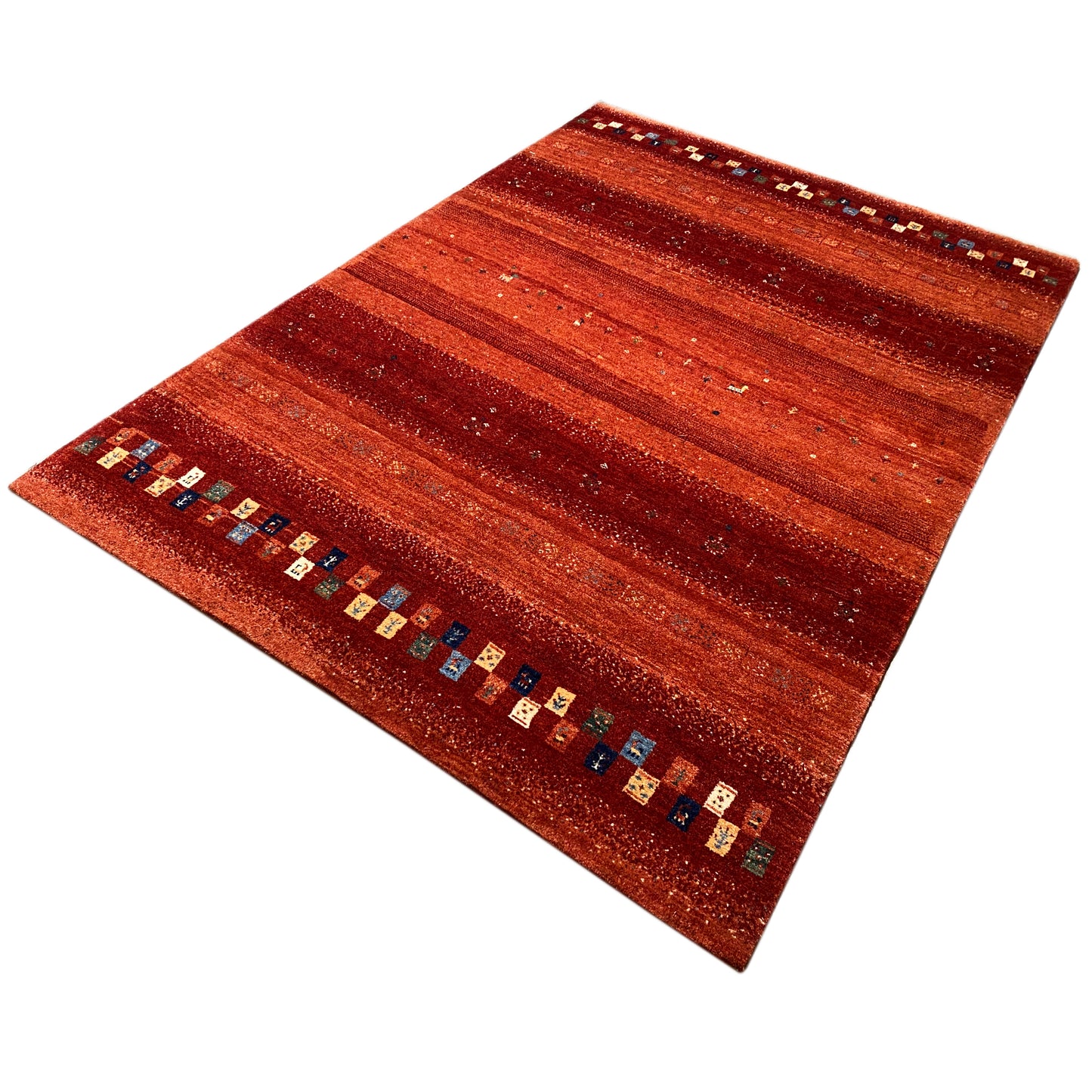 Exklusiver Gabbeh Teppich Ethno-Stil

