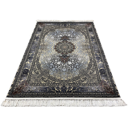 Maschinell gewebter Teppich Madrid Medaillon Muster 160x230 Esszimmer

