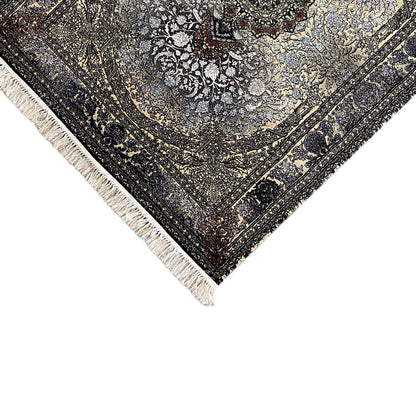 Madrid Perserteppich Polypropylen Schwarz Gold 160x230 dekorativ

