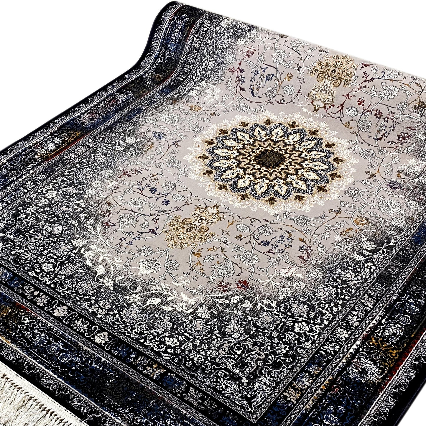 Eleganter Bodenbelag im klassischen Design, maschinell hergestellt, aus Polypropylen