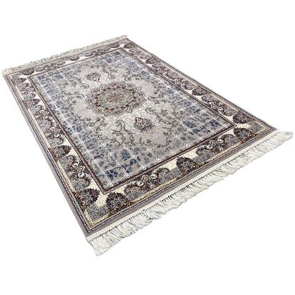 Maschinell hergestellter Teppich mit elegantem orientalischem Muster, langlebig und strapazierfähig