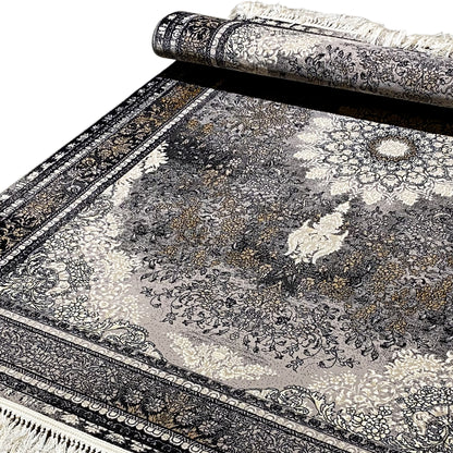 Gewebte teppich kaufen, klassische Deko, 160x230, Polypropylen, orientalisches Medaillon.