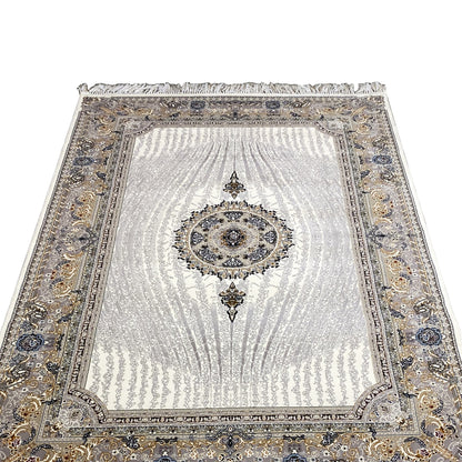 Maschineller Teppich Polypropylen Wohnaccessoire Grau