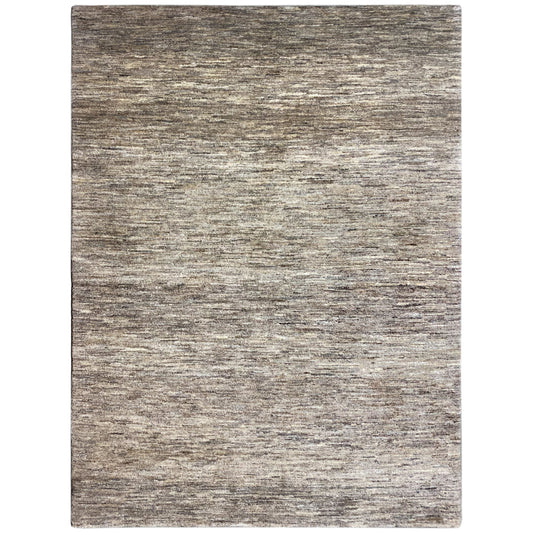 Natürlicher Gabbeh Teppich aus handgesponnener Wolle