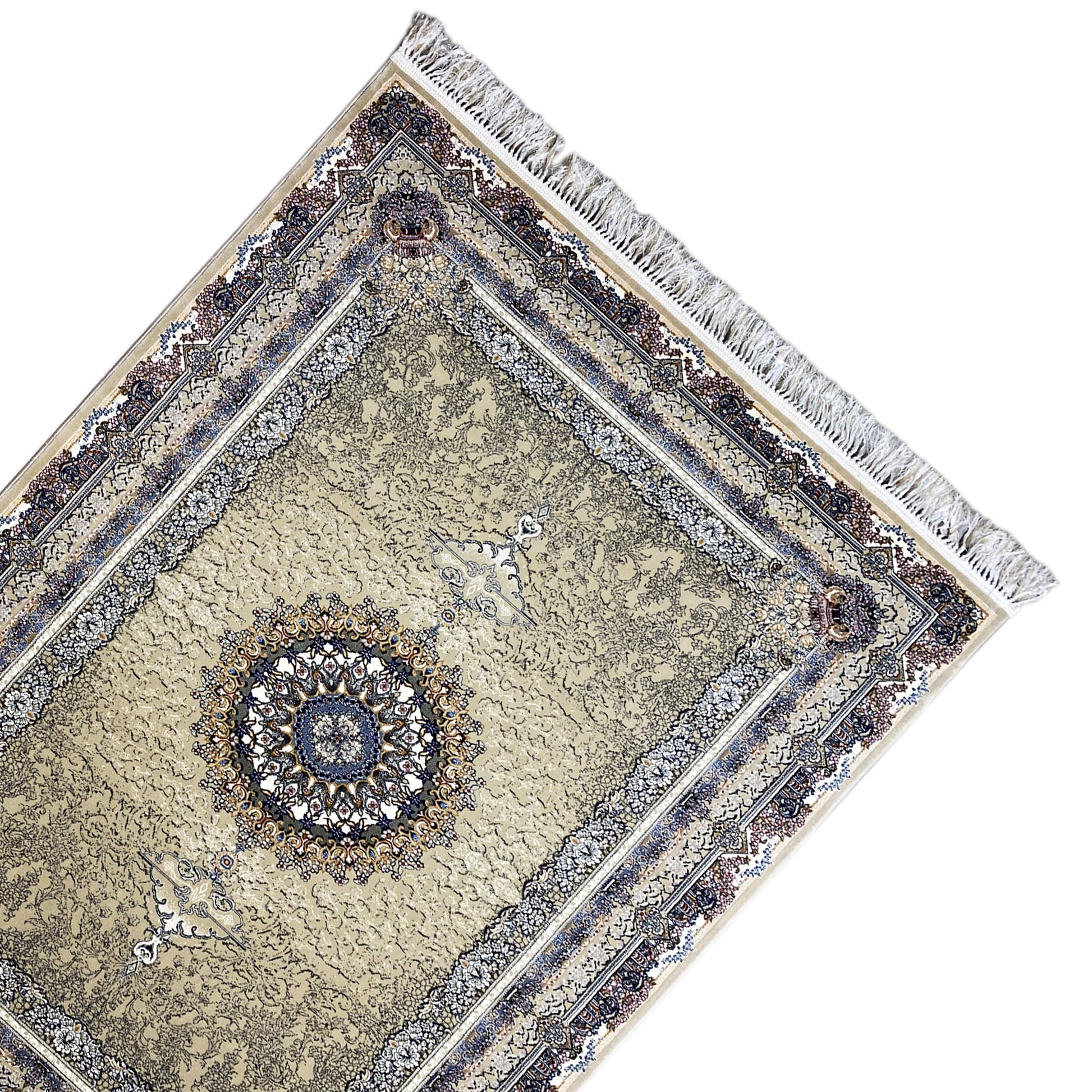 Stuttgart Medaillon Teppich 160x230 cm maschinell gefertigt, Vintage Optik