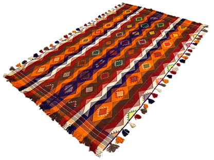 Wohnzimmer Jajim 237x150 cm Handgesponnene Wolle