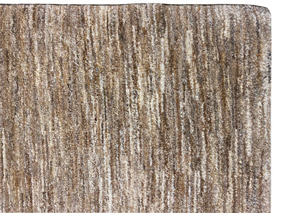 Naturfarbener Gabbeh Teppich handgefertigt