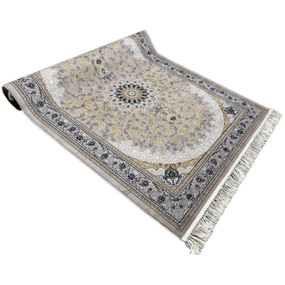 Teppich Gewebt Glamour Stil Grau 160x230 cm.