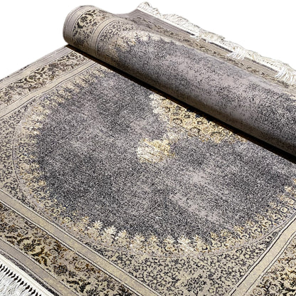 Kurzflor-Teppich 160x230cm für das Esszimmer, strapazierfähig und langlebig