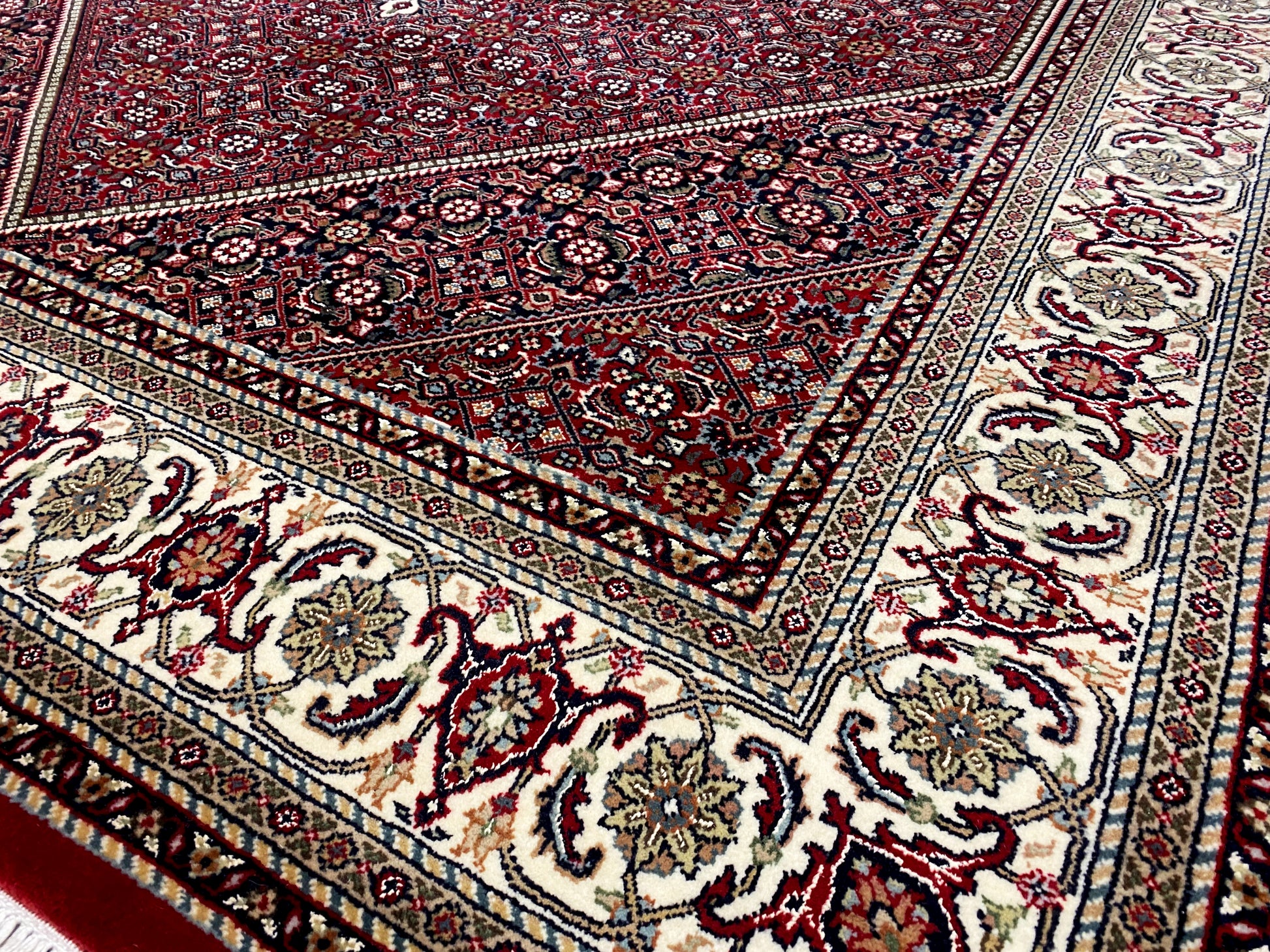 Handgeknüpfter Bidjar Teppich langlebige Wolle Premium Qualität