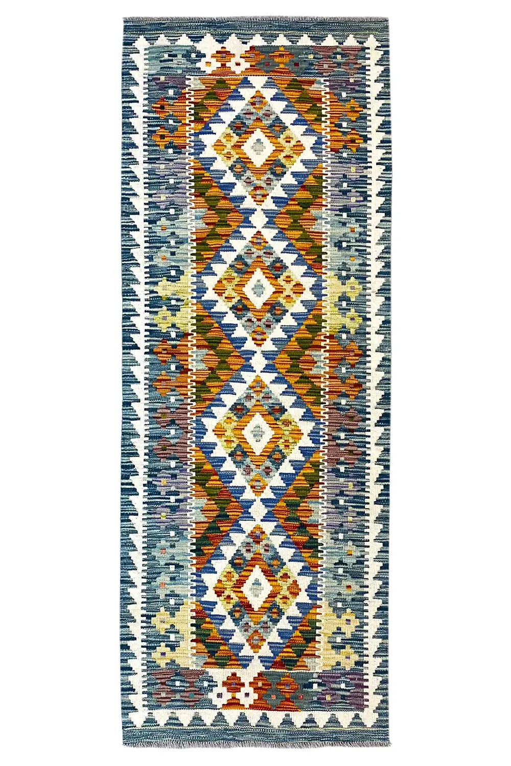 Kelim Afghan Läufer - (181x62 cm) - German Carpet Shop