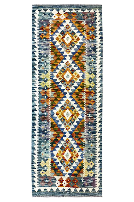 Kelim Afghan Läufer - (181x62 cm) - German Carpet Shop