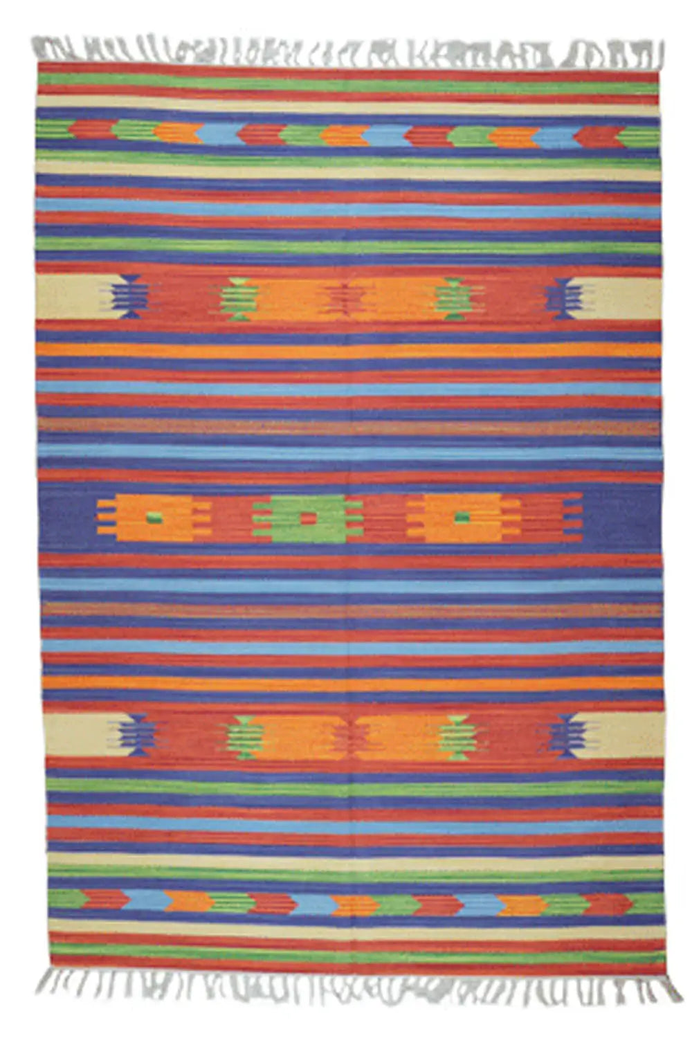 Moderner Kelim - Samak Multicolor (37390) - German Carpet Shop