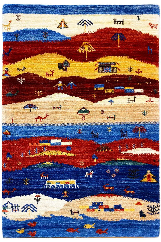 Gabbeh - Lori (90x59cm) - German Carpet Shop