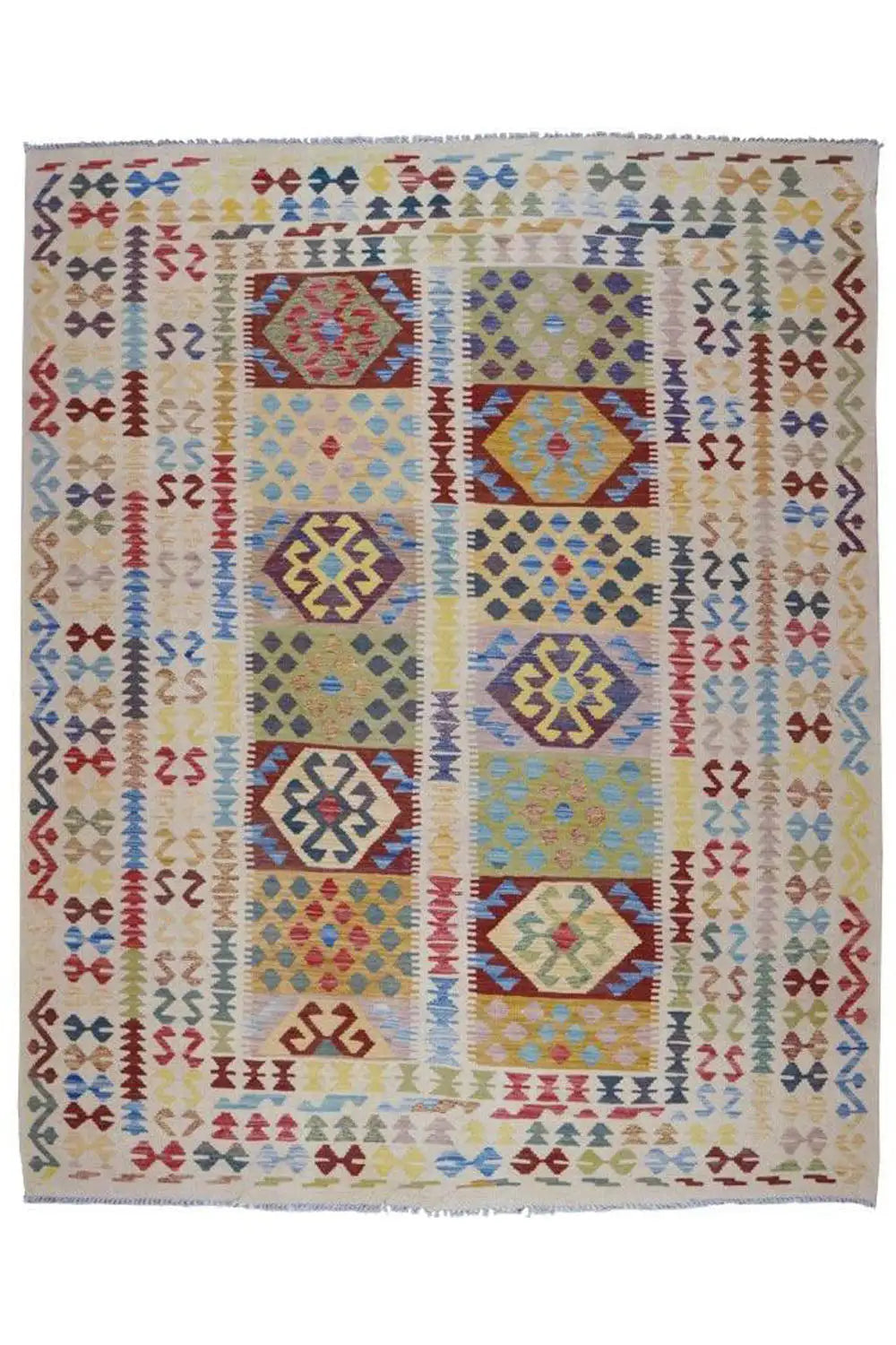 Kelim - Afghan (252x198 cm) - German Carpet Shop