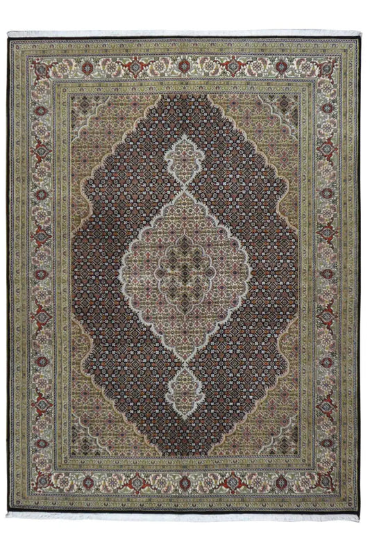  Indo Täbriz Teppich - 319385 (173x242 cm) - Premium Mahi from German Carpet Shop - Just €990! Shop now at German Carpet Shop