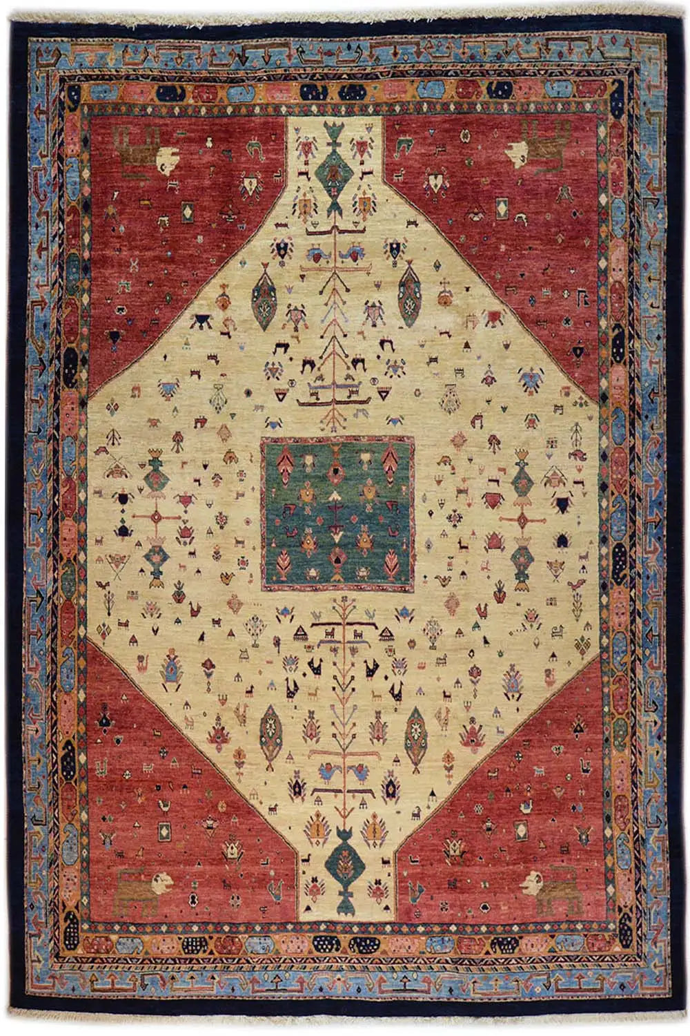  Qashqai Exklusiv Teppich - 303883 (318x249 cm) - Premium Teppich from German Carpet Shop - Just €4950! Shop now at German Carpet Shop