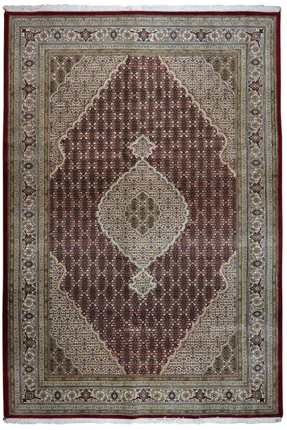  Indo Täbriz Teppich - 31447 (301x200 cm) - Premium Mahi from German Carpet Shop - Just €1500! Shop now at German Carpet Shop