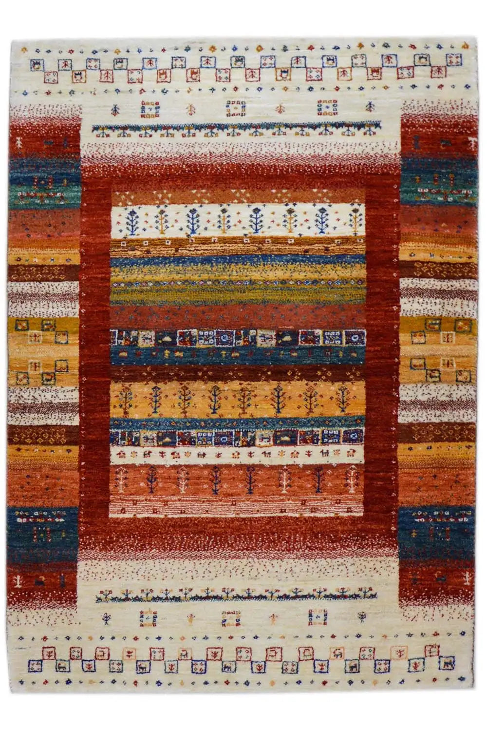  Gabbeh - (140x97 cm) - Premium Gabbeh from German Carpet Shop - Just €900! Shop now at German Carpet Shop