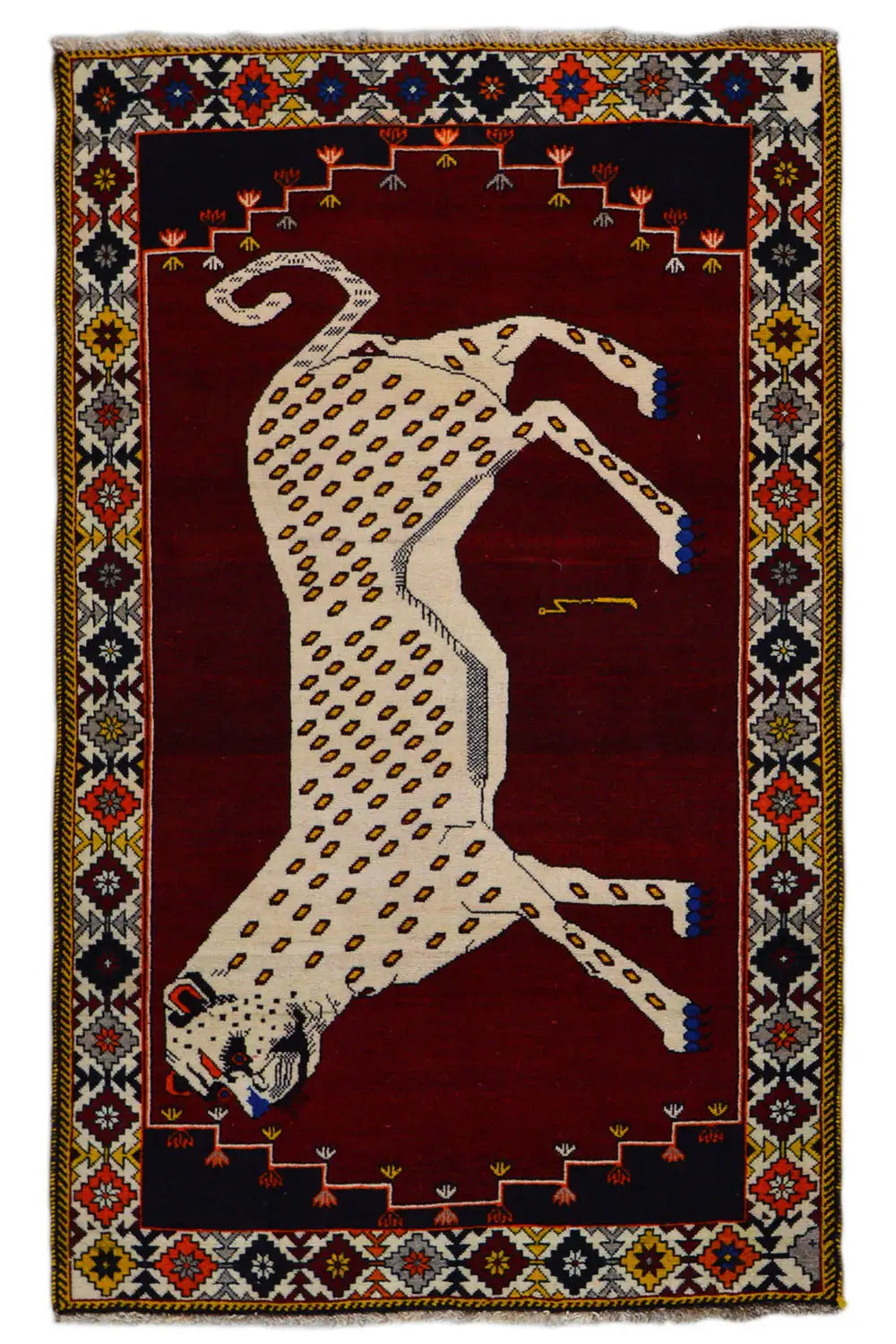  Löwen Gabbeh - 3548955845 (193x125 cm) - Premium Löwen Gabbeh from German Carpet Shop - Just €580! Shop now at German Carpet Shop