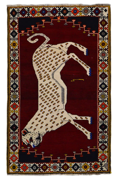  Löwen Gabbeh - 3548955845 (193x125 cm) - Premium Löwen Gabbeh from German Carpet Shop - Just €580! Shop now at German Carpet Shop