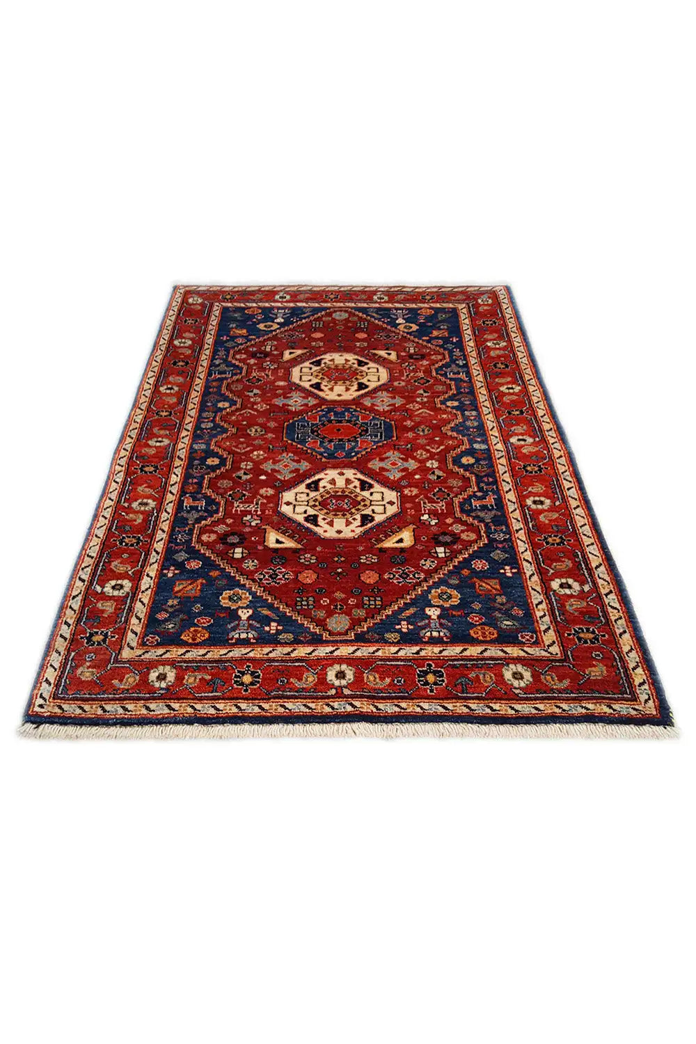  Qashqai Exklusiv (144x98 cm) - Premium Teppich from German Carpet Shop - Just €1150! Shop now at German Carpet Shop