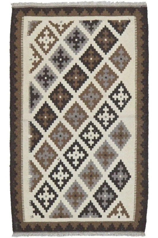 Kelim Qashqai - Multicolor 301887 140x84 cm - German Carpet Shop