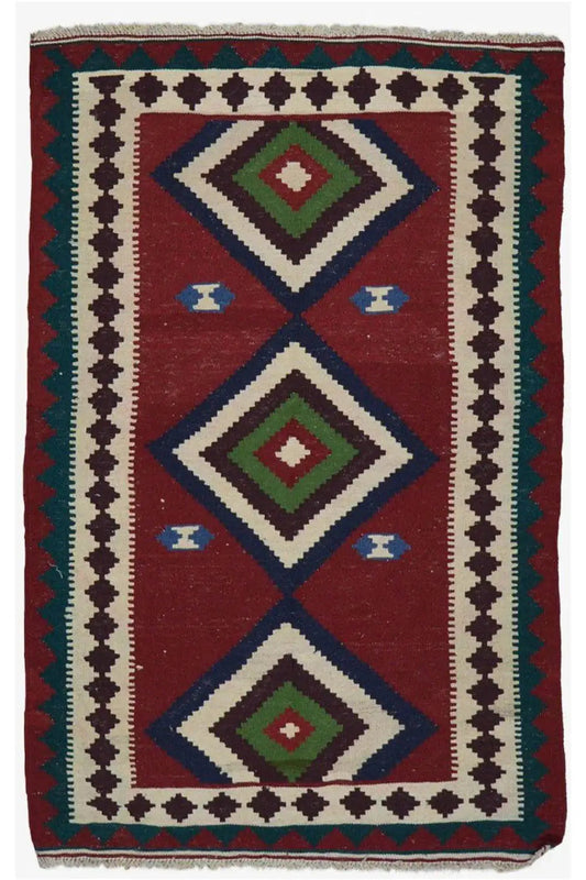 Kilim Qashqai - Multicolor 9500609 163x103 cm - German Carpet Shop