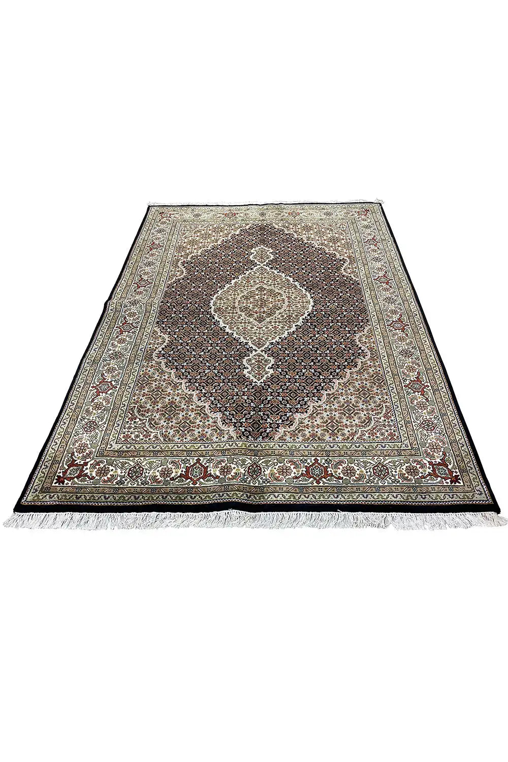  Indo Täbriz Teppich - 1019407 (167x242 cm) - Premium Mahi Bidjar from German Carpet Shop - Just €800! Shop now at German Carpet Shop