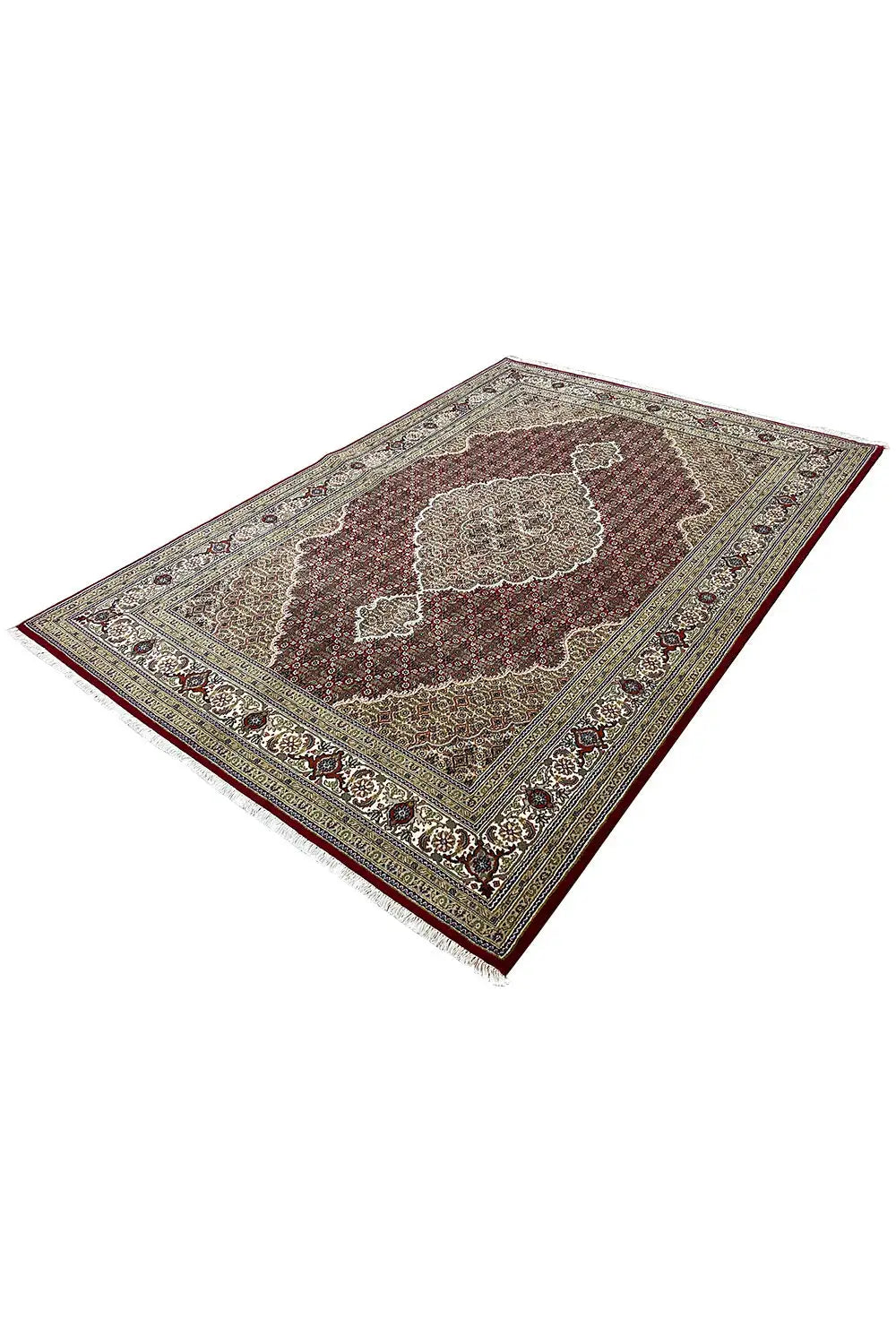  Indo Täbriz Teppich - 519389 (248x172 cm) - Premium Mahi from German Carpet Shop - Just €990! Shop now at German Carpet Shop