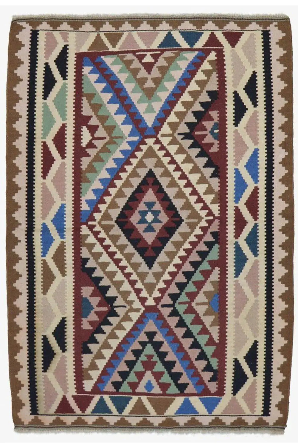 Kilim Qashqai - Multicolor 23PL 153x101 cm - German Carpet Shop