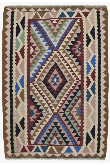 Kilim Qashqai - Multicolor 23PL 153x101 cm - German Carpet Shop