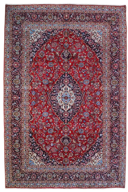 Keshan - Rot (353x247 cm) - German Carpet Shop