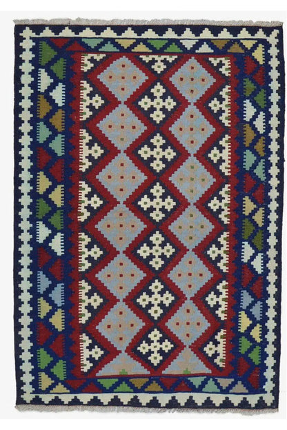 Kilim Qashqai - Multicolor 24PL 148x104 cm - German Carpet Shop