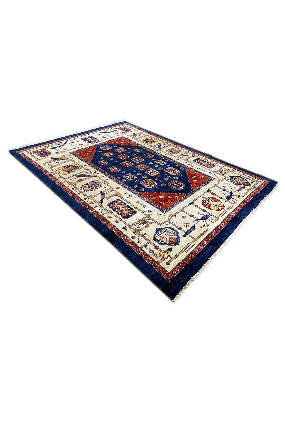  Qashqai Exklusiv Teppich - 700109 (341x251 cm) - Premium Teppich from German Carpet Shop - Just €4950! Shop now at German Carpet Shop