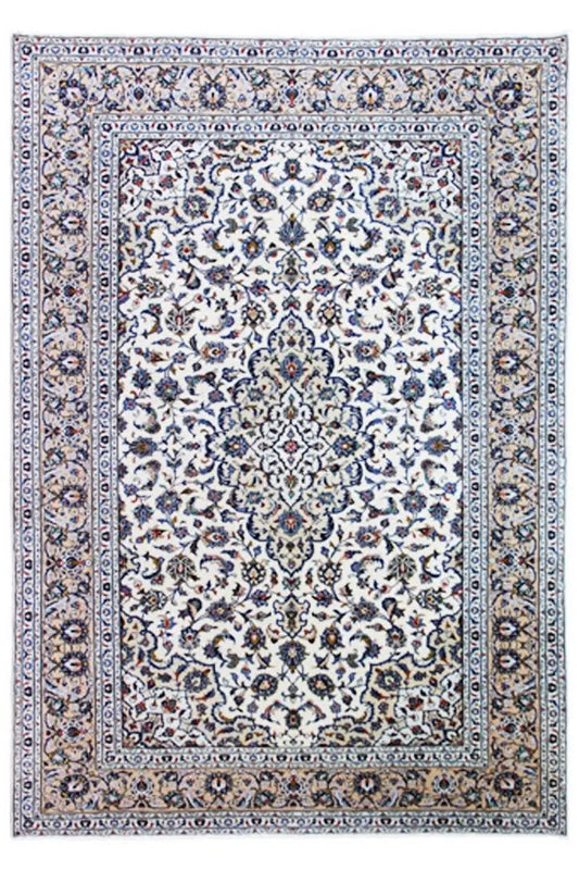Keshan - Beige (364x258 cm) - German Carpet Shop