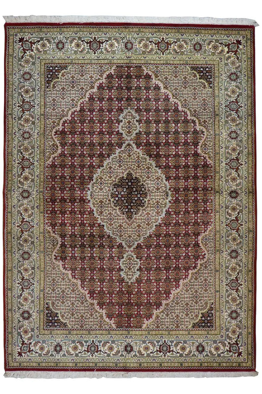  Indo Täbriz Teppich - 819405 (237x166 cm) - Premium Mahi from German Carpet Shop - Just €800! Shop now at German Carpet Shop