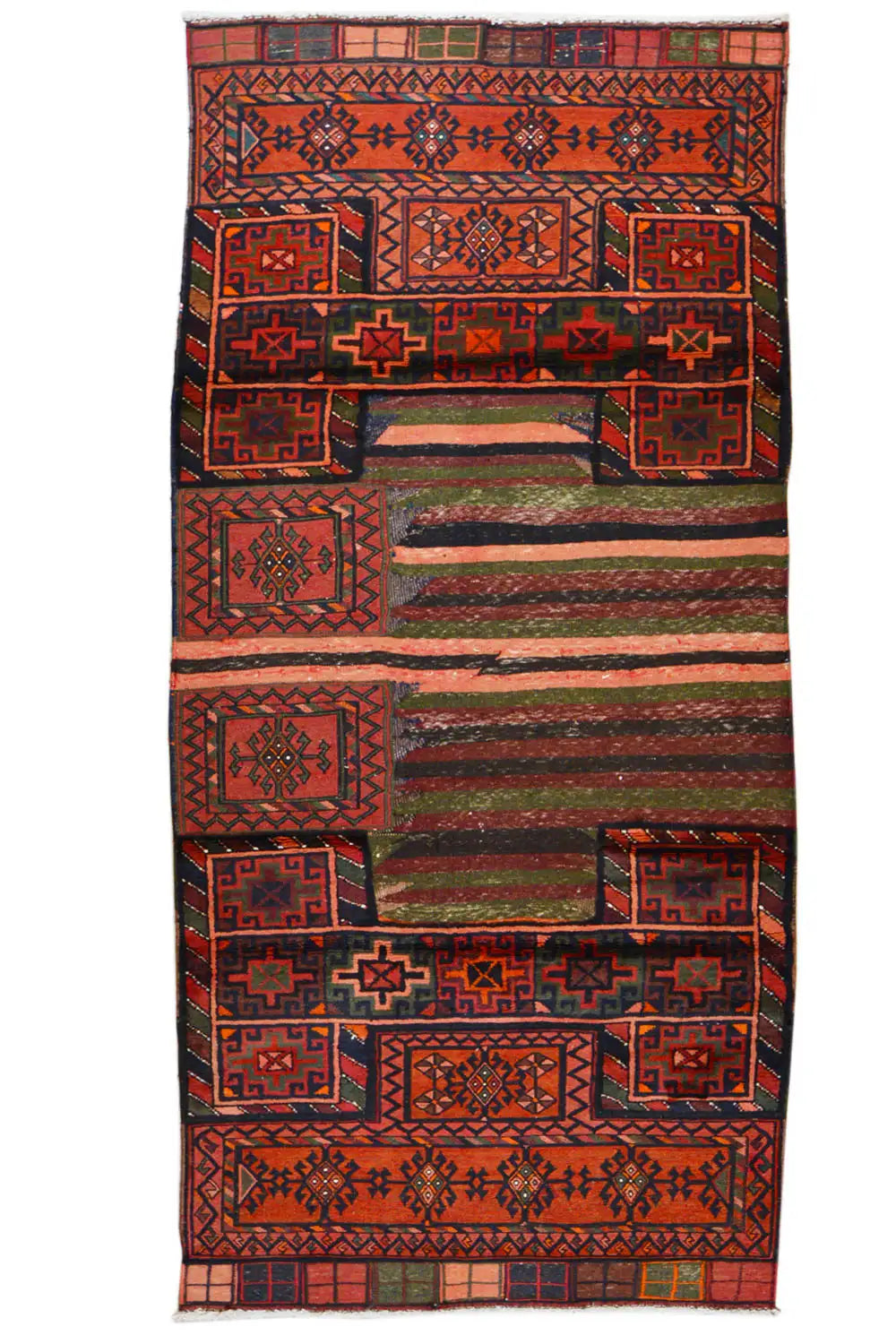 Kelim - Bakhtiari (251x110 cm) - German Carpet Shop