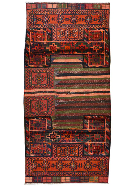 Kelim - Bakhtiari (251x110 cm) - German Carpet Shop