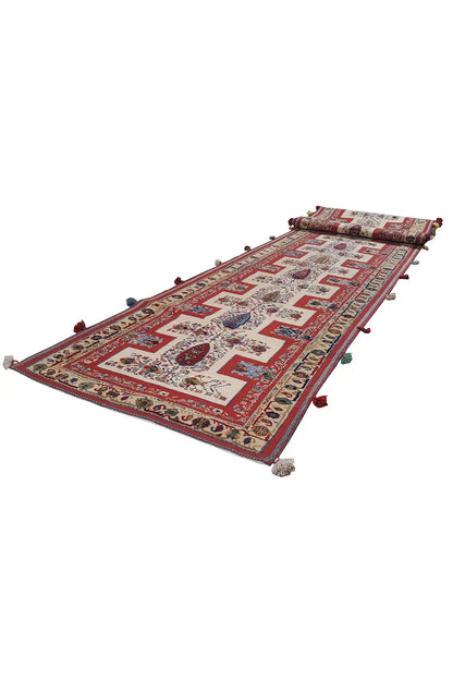  Soumakh Läufer (572x99 cm) - Premium Soumakh from German Carpet Shop - Just €3038! Shop now at German Carpet Shop